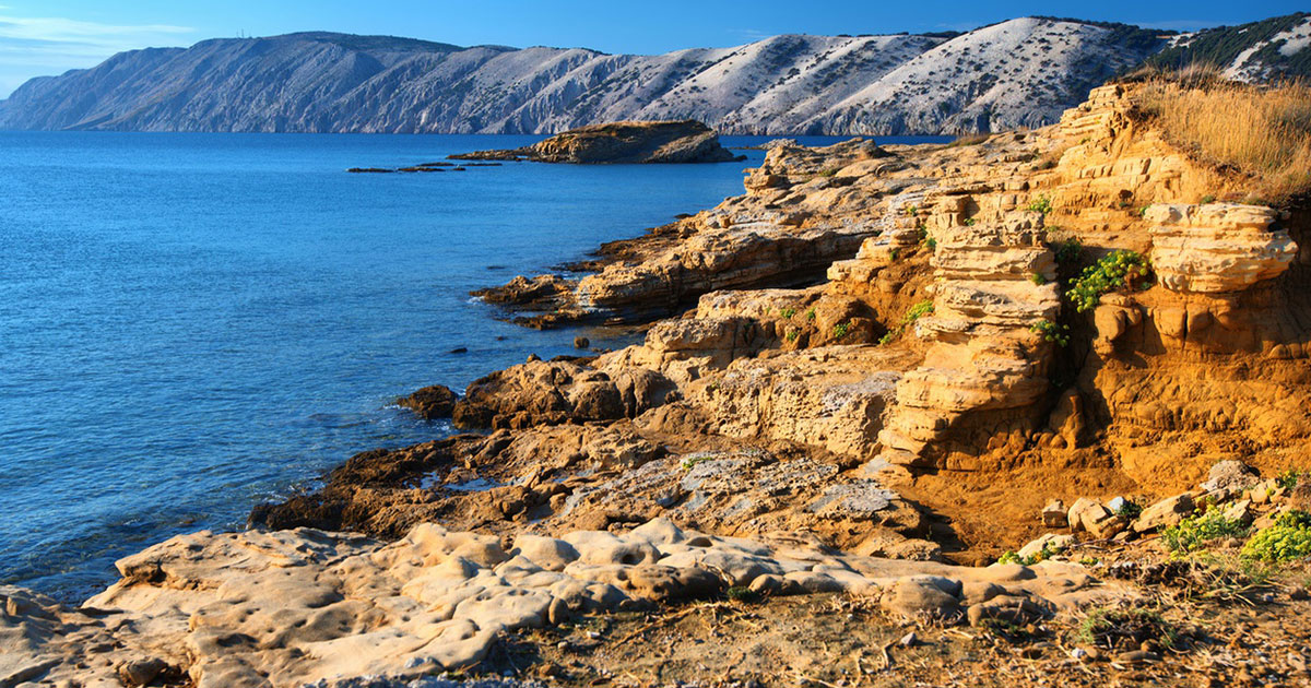 Rab sea and surroundings