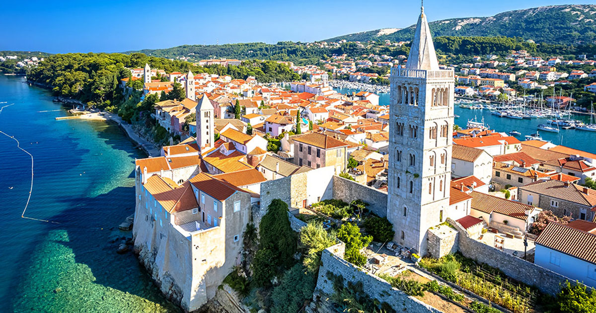 Rab local scenery